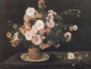 Gustave Courbet Flower oil painting